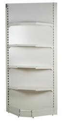 Tył metalowy system mega plecy regału H400 L900 Do Narożnika