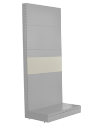 Tył metalowy system mega plecy regału H200 L900 do Narożnika