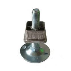 Stopka słupa 30x30 regału Mago system Mega ocynk