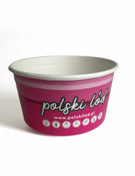 Kubek do lodów Gelato z logo "Polski Lód" 200szt