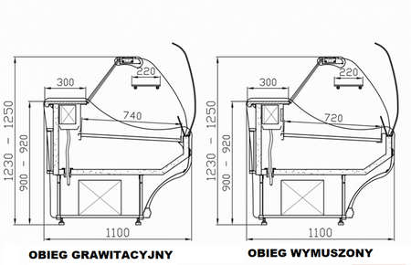 LADA WITRYNA CHŁODNICZA WEGA WCh-6/1B 1040 mm Z.AG.