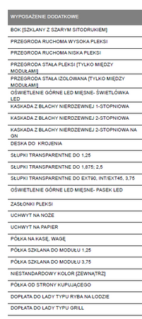 Lada Chłodnicza LCK KOLUMBA 03 1,25m Ag.Zew.