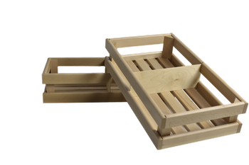 Skrzynka drewniana bukowa 33x56x13,5cm