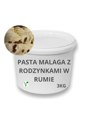 PASTA MALAGA Z RODZYNKAMI W RUMIE 3KG