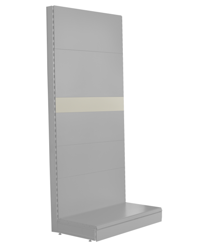 Tył metalowy system mega plecy regału H100 L800