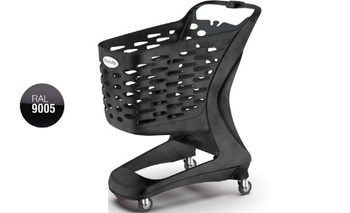 Wózek sklepowy Mini 80L Eko Black - 10 SZTUK!