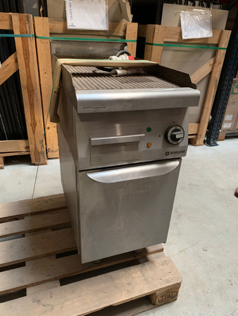 płyta grillowa elektryczna, ryflowana, 4 kW, Stalgast 973020