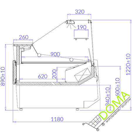 Lada chłodnicza LUZON DEEP IGLOO