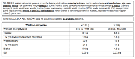 Lody Bueno Polski Lód - kuweta Pozzetti