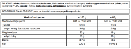 Lody Cynamon Polski Lód - kuweta Pozzetti