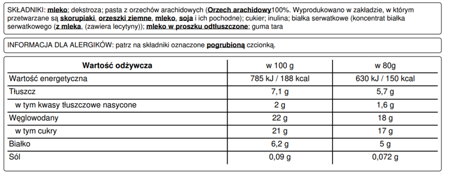 Lody Orzech Laskowy Polski Lód - kuweta Pozzetti